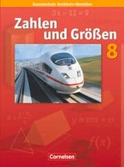 Cover von Zahlen und Größen - Kernlehrpläne Gesamtschule Nordrhein-Westfalen - 8. Schuljahr