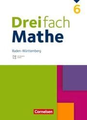 Cover von Dreifach Mathe - Baden-Württemberg - 6. Schuljahr