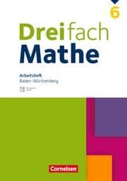 Cover von Dreifach Mathe - Baden-Württemberg - 6. Schuljahr