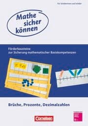 Cover von Mathe sicher können - Förderbausteine zur Sicherung mathematischer Basiskompetenzen - 5.-7. Schuljahr