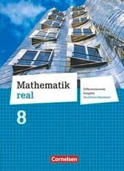 Cover von Mathematik real - Differenzierende Ausgabe Nordrhein-Westfalen - 8. Schuljahr