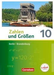 Cover von Zahlen und Größen - Berlin und Brandenburg - 10. Schuljahr