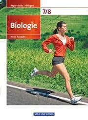 Cover von Biologie - Ausgabe Volk und Wissen - Regelschule Thüringen - Neue Ausgabe - 7./8. Schuljahr