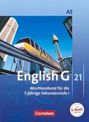 Cover von English G 21 - Ausgabe A - Abschlussband 5: 9. Schuljahr - 5-jährige Sekundarstufe I