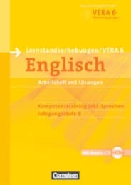 Cover von VERA, Lernstandserhebung Englisch, Vorbereitungsmaterial, Hs Rs Gsch Gy