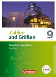 Cover von Zahlen und Größen - Nordrhein-Westfalen Kernlehrpläne - Ausgabe 2013 - 9. Schuljahr - Grundkurs