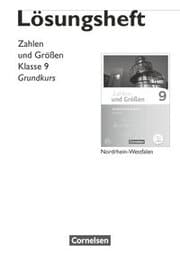 Cover von Zahlen und Größen - Nordrhein-Westfalen Kernlehrpläne - Ausgabe 2013 - 9. Schuljahr - Grundkurs
