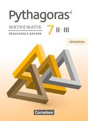 Cover von Pythagoras - Realschule Bayern - 7. Jahrgangsstufe (WPF II/III)