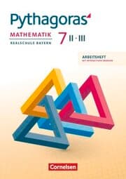 Cover von Pythagoras - Realschule Bayern - 7. Jahrgangsstufe (WPF II/III)