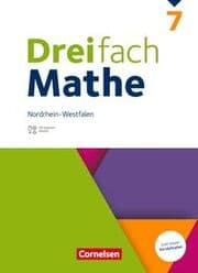Cover von Dreifach Mathe - Nordrhein-Westfalen - Ausgabe 2022 - 7. Schuljahr