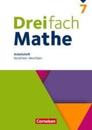 Cover von Dreifach Mathe - Nordrhein-Westfalen - Ausgabe 2022 - 7. Schuljahr