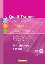 Cover von Quali-Trainer Deutsch/Englisch/Mathematik, By, Hs, neu
