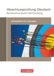 Cover von Abschlussprüfung Deutsch - Berufsschule Baden-Württemberg