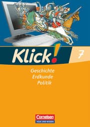 Cover von Klick! Geschichte, Erdkunde, Politik - Östliche Bundesländer und Berlin - 7. Schuljahr