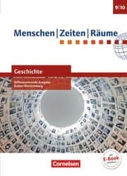 Cover von Menschen-Zeiten-Räume - Geschichte Differenzierende Ausgabe Baden-Württemberg - Ausgabe ab 2016 - Band 3: 9./10. Schuljahr