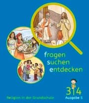 Cover von Fragen-suchen-entdecken - Katholische Religion in der Grundschule - Ausgabe S (Süd) - Band 3/4
