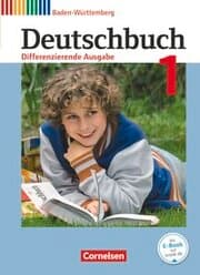 Cover von Deutschbuch - Sprach- und Lesebuch - Differenzierende Ausgabe Baden-Württemberg 2016 - Band 1: 5. Schuljahr