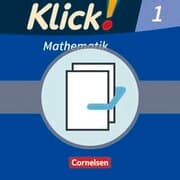 Cover von Klick! Mathematik - Unterstufe, Förderschule - Lehrwerk für Lernende mit Förderbedarf - 1. Schuljahr