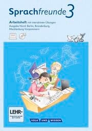 Cover von Sprachfreunde - Sprechen - Schreiben - Spielen - Ausgabe Nord (Berlin, Brandenburg, Mecklenburg-Vorpommern) - Neubearbeitung 2015 - 3. Schuljahr