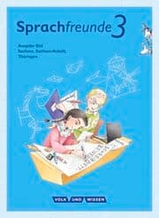 Cover von Sprachfreunde - Sprechen - Schreiben - Spielen - Ausgabe Süd (Sachsen, Sachsen-Anhalt, Thüringen) - Neubearbeitung 2015 - 3. Schuljahr