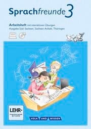 Cover von Sprachfreunde - Sprechen - Schreiben - Spielen - Ausgabe Süd (Sachsen, Sachsen-Anhalt, Thüringen) - Neubearbeitung 2015 - 3. Schuljahr