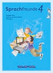 Cover von Sprachfreunde - Sprechen - Schreiben - Spielen - Ausgabe Süd (Sachsen, Sachsen-Anhalt, Thüringen) - Neubearbeitung 2015 - 4. Schuljahr