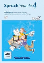 Cover von Sprachfreunde - Sprechen - Schreiben - Spielen - Ausgabe Süd (Sachsen, Sachsen-Anhalt, Thüringen) - Neubearbeitung 2015 - 4. Schuljahr