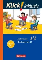 Cover von Klick! inklusiv - Mathematik, Grundschule / Förderschule - Themenhefte für Lernende mit Förderbedarf - 1./2. Schuljahr