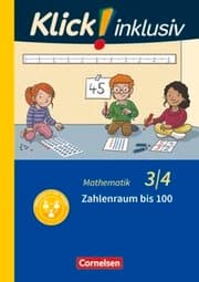 Cover von Klick! inklusiv - Mathematik, Grundschule / Förderschule - Themenhefte für Lernende mit Förderbedarf - 3./4. Schuljahr