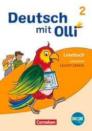 Cover von Deutsch mit Olli - Lesen 2-4 - Ausgabe 2021 - 2. Schuljahr