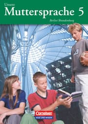 Cover von Unsere Muttersprache - Grundschule Berlin und Brandenburg 2004 - 5. Schuljahr