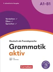 Cover von Grammatik aktiv - Deutsch als Fremdsprache - 2. aktualisierte Ausgabe - A1-B1
