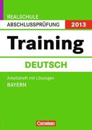 Cover von Realschule Abschlussprüfung 2013 - Training Deutsch, By, Rs