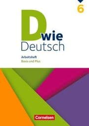 Cover von D wie Deutsch - Arbeitshefte Basis und Plus - Ausgabe 2018 - 6. Schuljahr