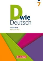 Cover von D wie Deutsch - Arbeitshefte Basis und Plus - Ausgabe 2018 - 7. Schuljahr