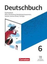 Cover von Deutschbuch Gymnasium - Berlin, Brandenburg, Mecklenburg-Vorpommern, Sachsen, Sachsen-Anhalt und Thüringen - Ausgabe 2019 - 6. Schuljahr
