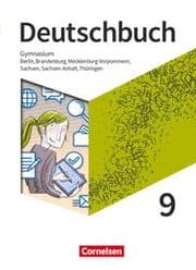 Cover von Deutschbuch Gymnasium - Berlin, Brandenburg, Mecklenburg-Vorpommern, Sachsen, Sachsen-Anhalt und Thüringen - Ausgabe 2019 - 9. Schuljahr