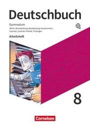 Cover von Deutschbuch Gymnasium - Berlin, Brandenburg, Mecklenburg-Vorpommern, Sachsen, Sachsen-Anhalt und Thüringen - Ausgabe 2019 - 8. Schuljahr