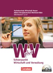 Cover von Wirtschaft für Fachoberschulen und Höhere Berufsfachschulen - W plus V - FOS Hessen/FOS und HBFS Rheinland-Pfalz alt