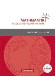 Cover von Mathematik - Allgemeine Hochschulreife - Wirtschaft - Klasse 11