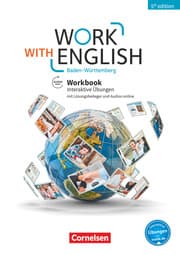Cover von Work with English - 5th edition - Baden-Württemberg - A2-B1+