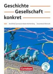 Cover von Geschichte, Gesellschaft, konkret - Berufliches Gymnasium Baden-Württemberg - 11.-13. Schuljahr