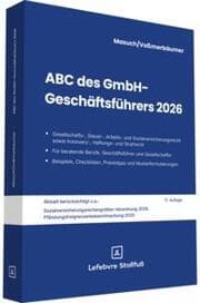 Cover von ABC des GmbH-Geschäftsführers 2026
