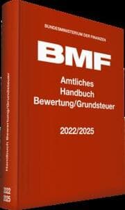 Cover von Amtliches Handbuch Bewertung/Grundsteuer 2022/2025