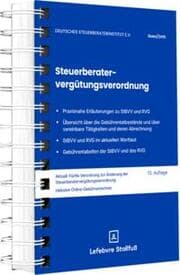 Cover von Steuerberatervergütungsverordnung