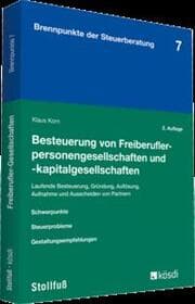 Cover von Besteuerung von Freiberuflerpersonengesellschaften und -kapitalgesellschaften