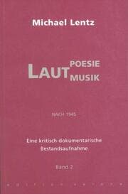 Cover von Lautpoesie/-musik nach 1945