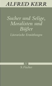 Cover von Sucher und Selige, Moralisten und Büßer