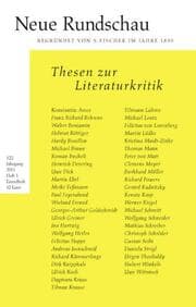 Cover von Neue Rundschau 1/2011