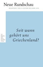 Cover von Neue Rundschau 2014/4